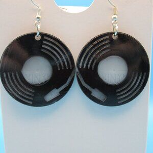 Vinyl Record Earrings